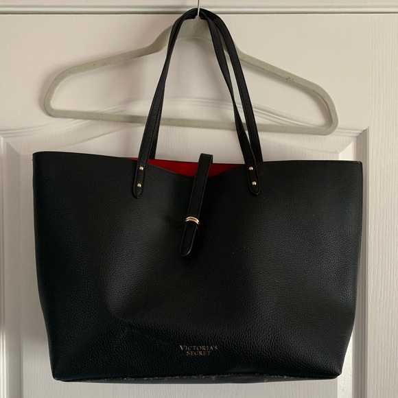 victoria secret black tote